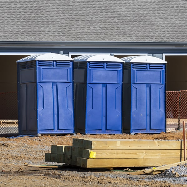 how do you dispose of waste after the porta potties have been emptied in Horace Kansas